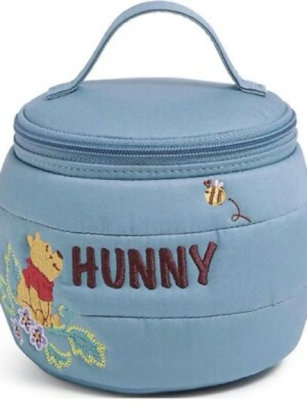 Disney Light Blue Winnie the Pooh 'HUNNY' make up Case. Vera Bradley